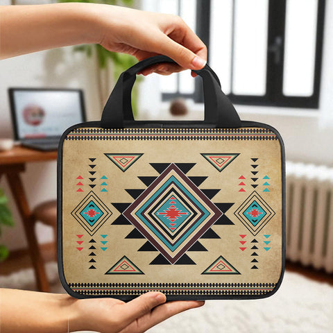 GB-NAT00076 Native American Canvas Storage Bag Single Printing