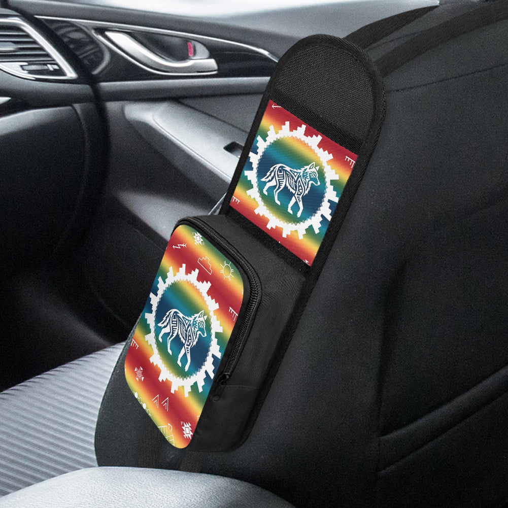 GB-NAT00077v2 Wolf Native American Car Seat Storage Bag