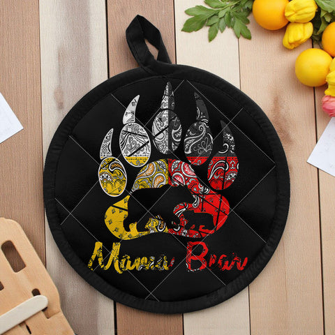 GB-NAT00085 Mama Bear Native American Round Insulated Gloves