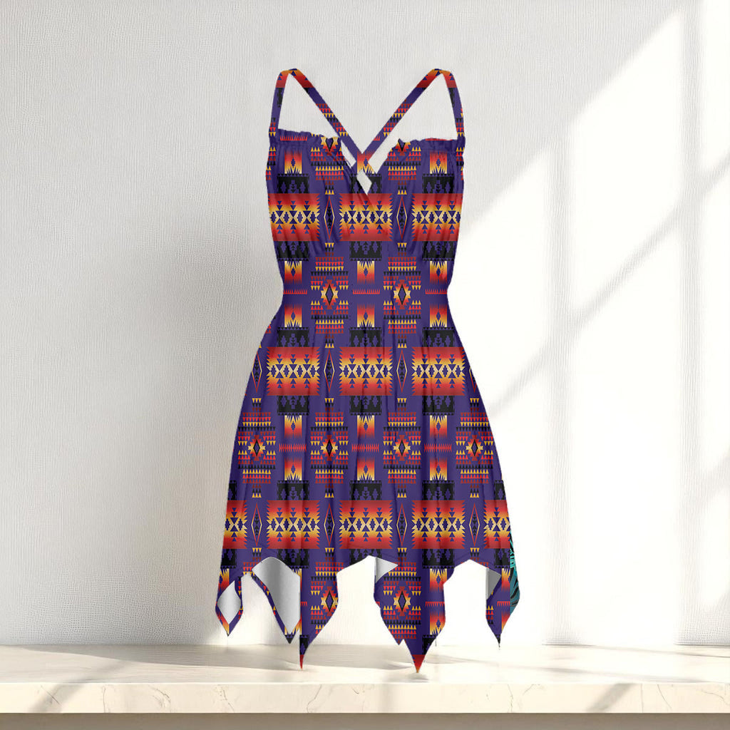 GB-NAT00090 Native American Women Slip Dress