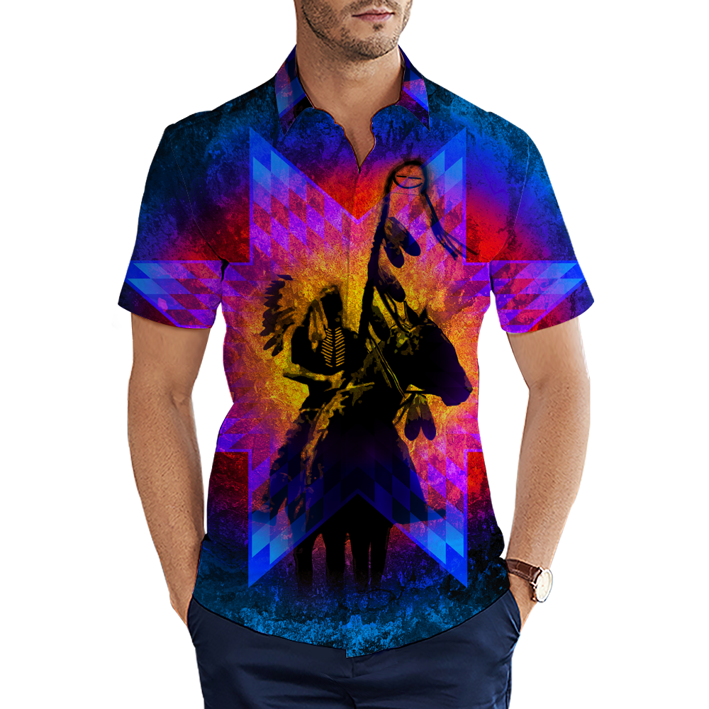 GB-NAT00097 Native American 3D Men's Shirt