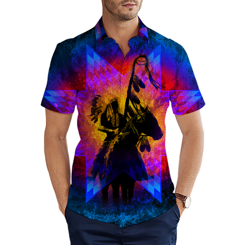 GB-NAT00097 Native American 3D Men's Shirt