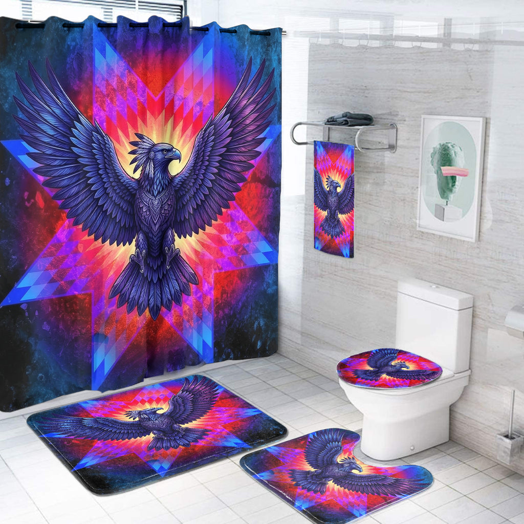 GB-NAT00097v6 Eagle Native American Bathroom set