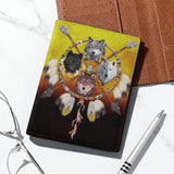 GB-NAT00120 Native American Leather Passport Wallet