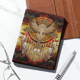 GB-NAT00128 Native American Leather Passport Wallet
