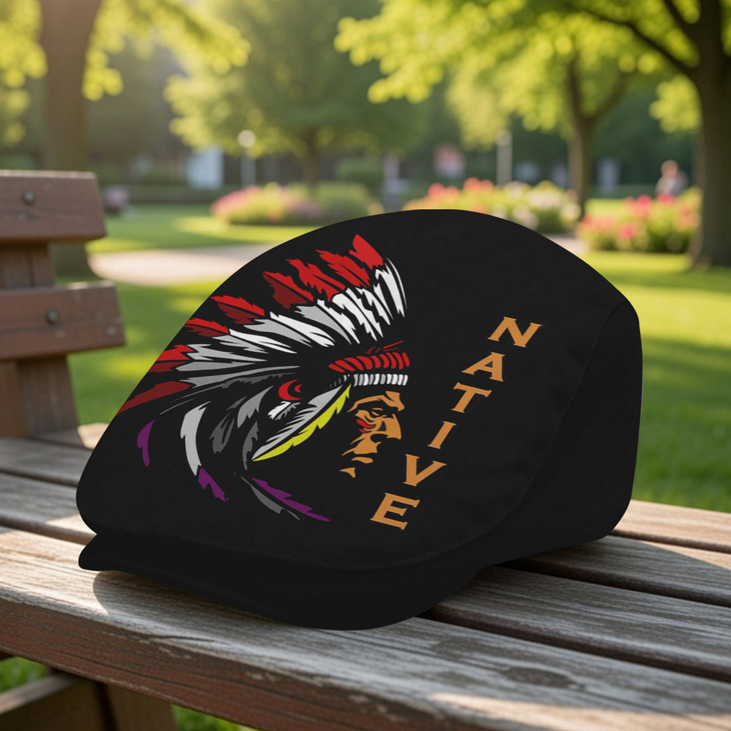 GB-NAT00137 Chief Native American Jeff Cap