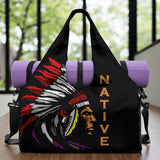 GB-NAT00137 Chief Native American Vest Gym Bag