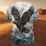 GB-NAT00143v4 Eagle Native American 3D T-shirt