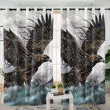 GB-NAT00143v4 Eagle Native American Living Room Curtain