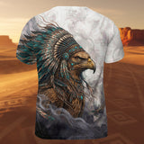 GB-NAT00143v6 Eagle Native American 3D T-shirt