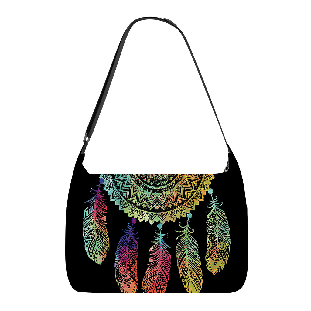 GB-NAT00151 Mandala Dreamcatcher  Native American Messenger Bag