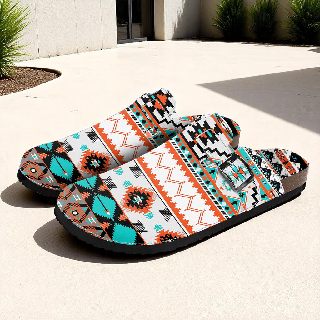 GB-NAT00152 Native American Classic Clog Sandals