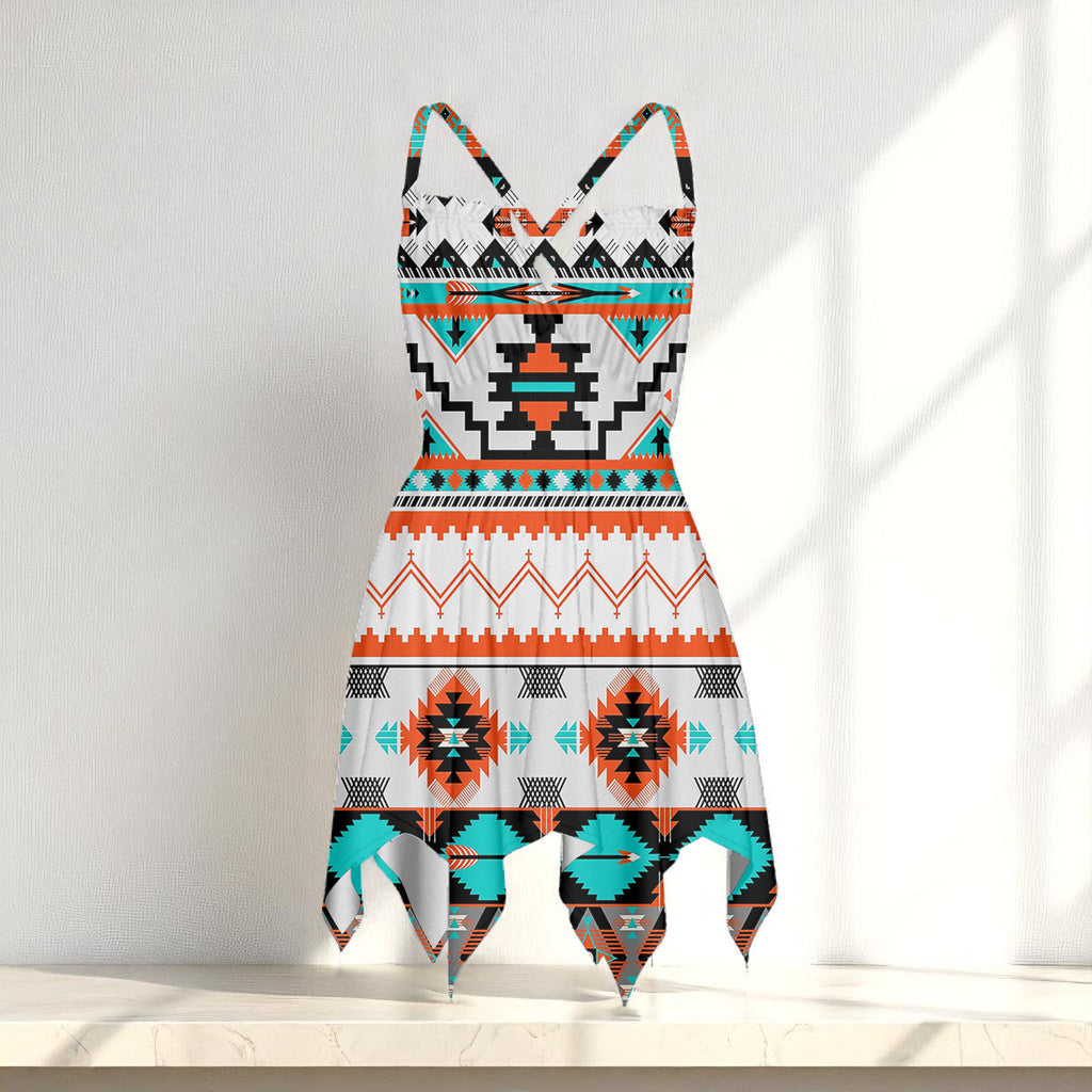 GB-NAT00152 Native American Women Slip Dress