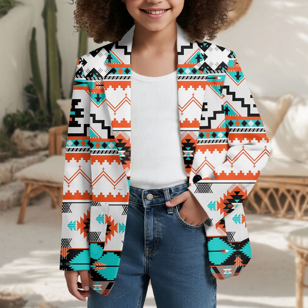 GB-NAT00152 Pattern Native American Girls Suits