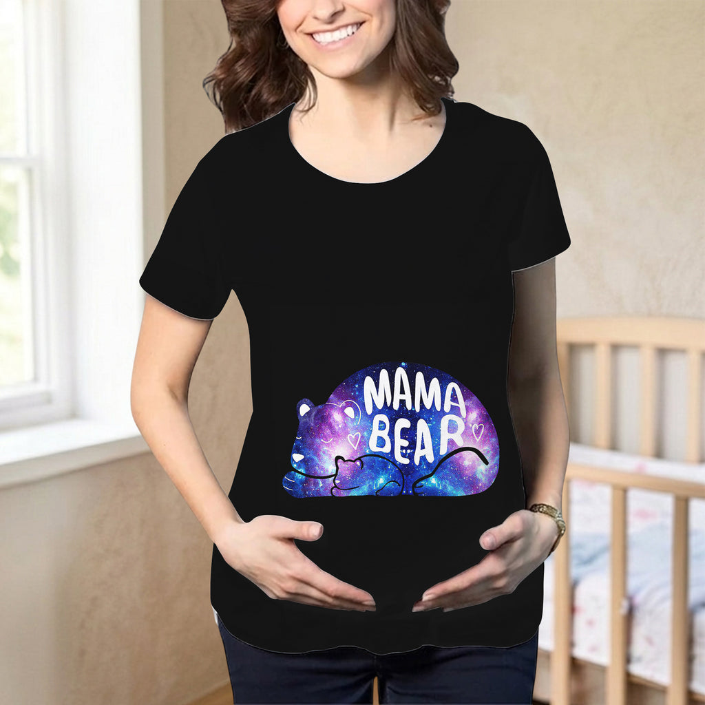 GB-NAT00190 Mama Bear Native American Maternity T-shirt
