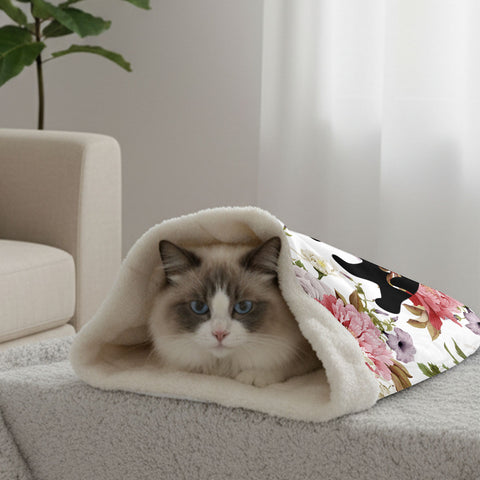 GB-NAT00195 Mama Bear Native American Double-Layer Pet Sleeping Bag