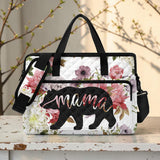 GB-NAT00195 Mama Bear Native American Quilted Computer Bag
