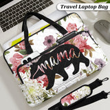 GB-NAT00195 Mama Bear Native American Quilted Computer Bag