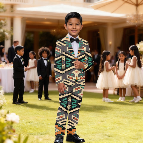 GB-NAT00225 Pattern Native American Boy's Suit