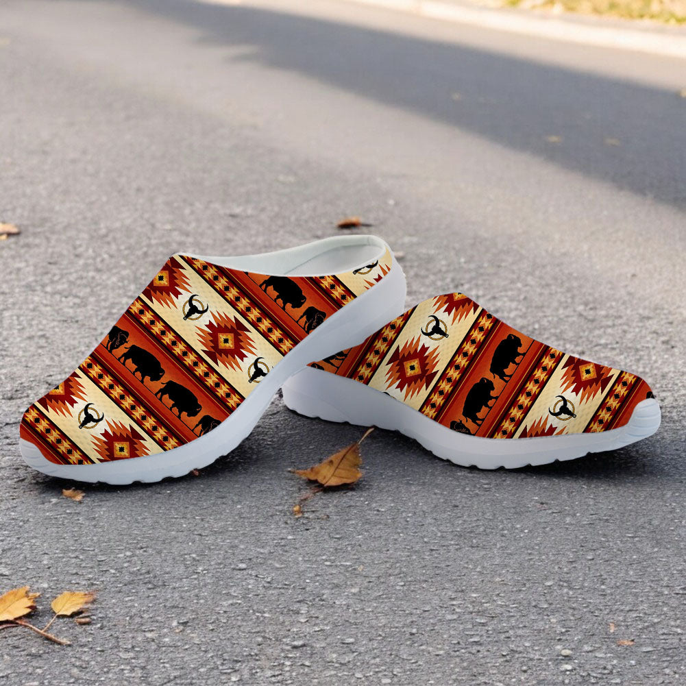 GB-NAT00241 Native American Mesh Slippers