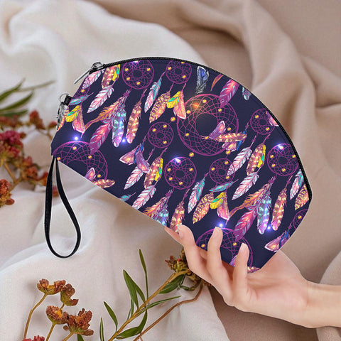 GB-NAT00256 Native American Curved Cosmetic Bags