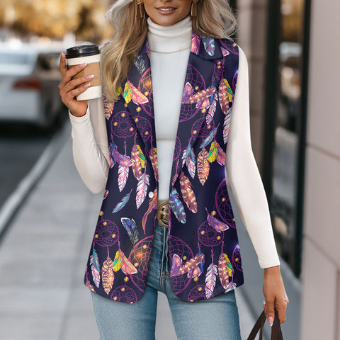 GB-NAT00256 Native American Loose Women Suit Vest