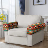 GB-NAT00274-01 Native American 2PCS Sofa Armrest Covers with Buttons