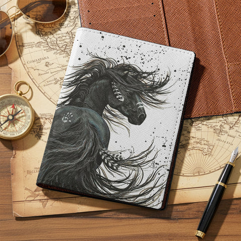 GB-NAT00288 Native American Leather Passport Wallet