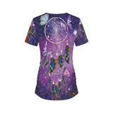 GB-NAT00311 Dreamcatcher Galaxy Native American Maternity T-shirt