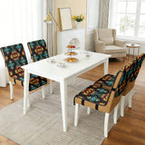 GB-NAT00321 Native American Quilted Dining Chair Slip Cover