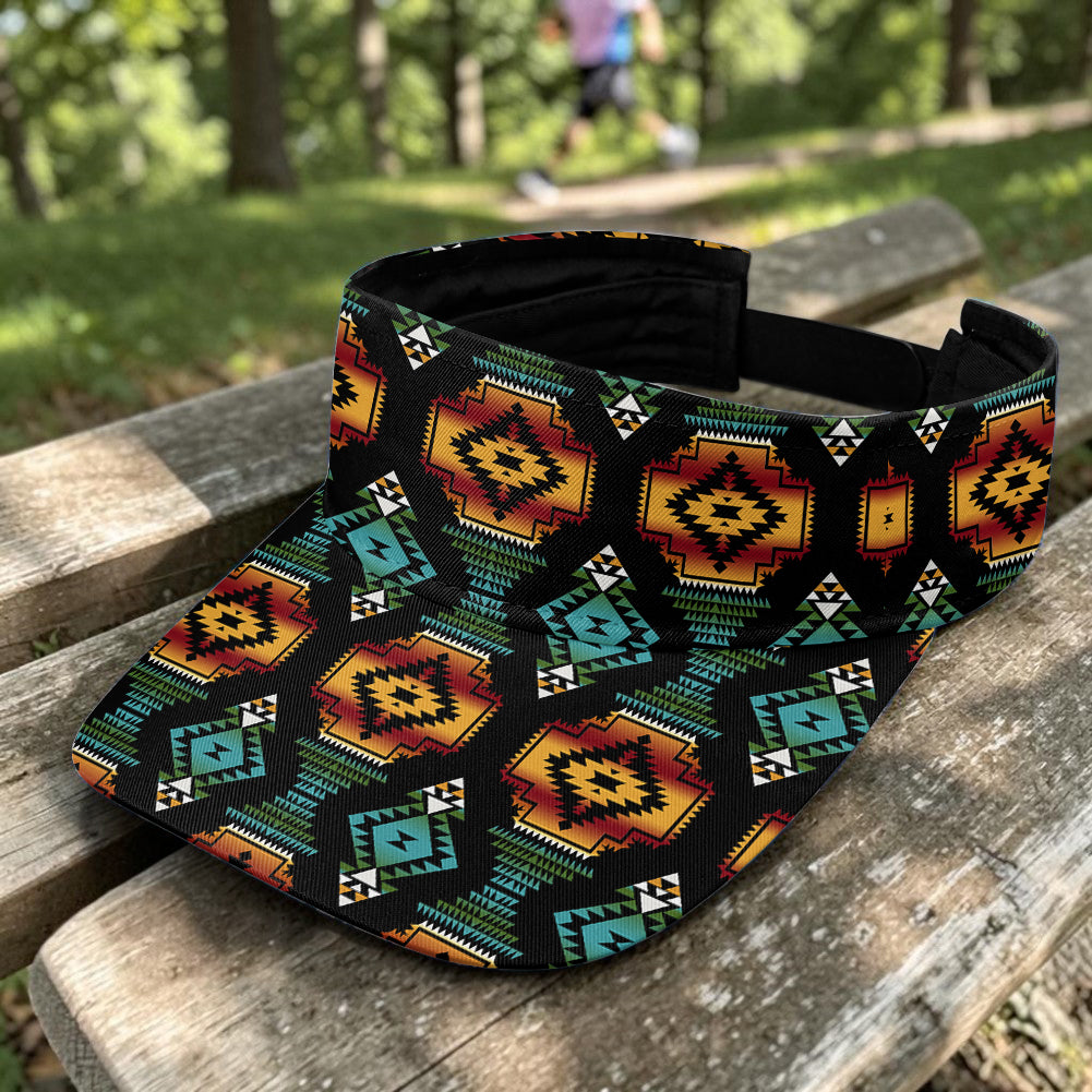 GB-NAT00321 Native American Unisex Sun Visor Cap