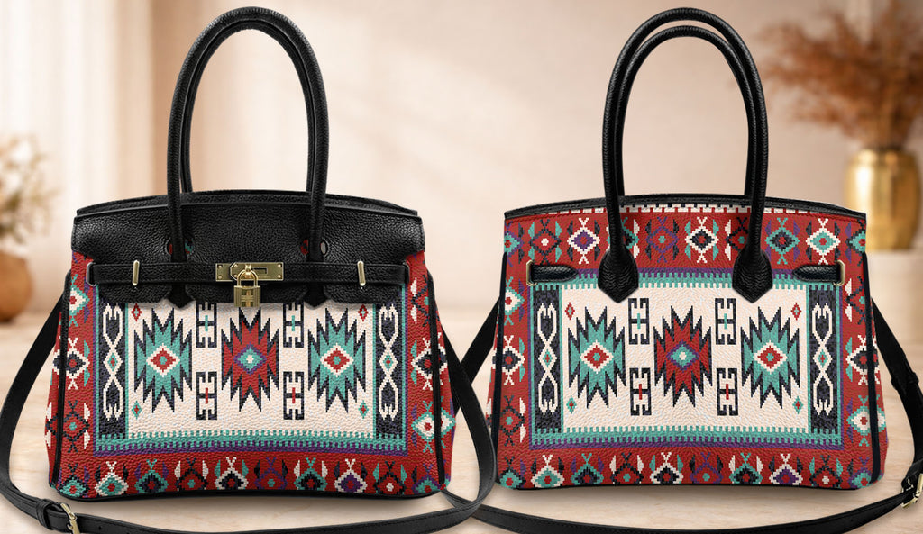 GB-NAT00370 Pattern Native American Women Handbag