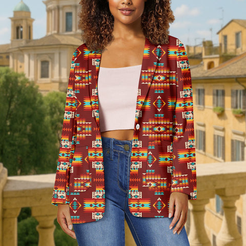 GB-NAT00402-02 Native American Ladies Casual Blazer