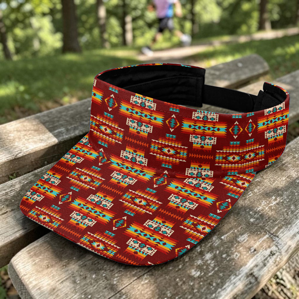 GB-NAT00402-02 Native American Unisex Sun Visor Cap