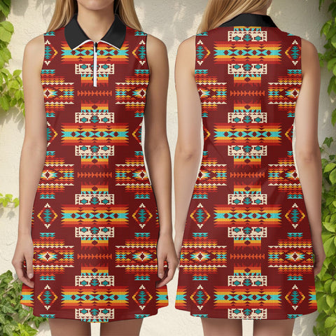 GB-NAT00402-02 Native American Women Sports Dress Set