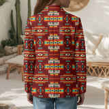 GB-NAT00402-02 Pattern Native American Girls Suits