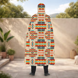 GB-NAT00402-03 Native American AOP Unisex Hooded Cloak for Kids and Adults