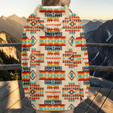 GB-NAT00402-03 Native American Women Knitted Hooded Jacket