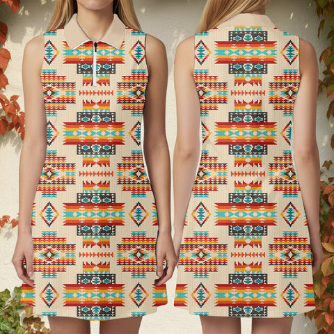 GB-NAT00402-03 Native American Women Sports Dress Set