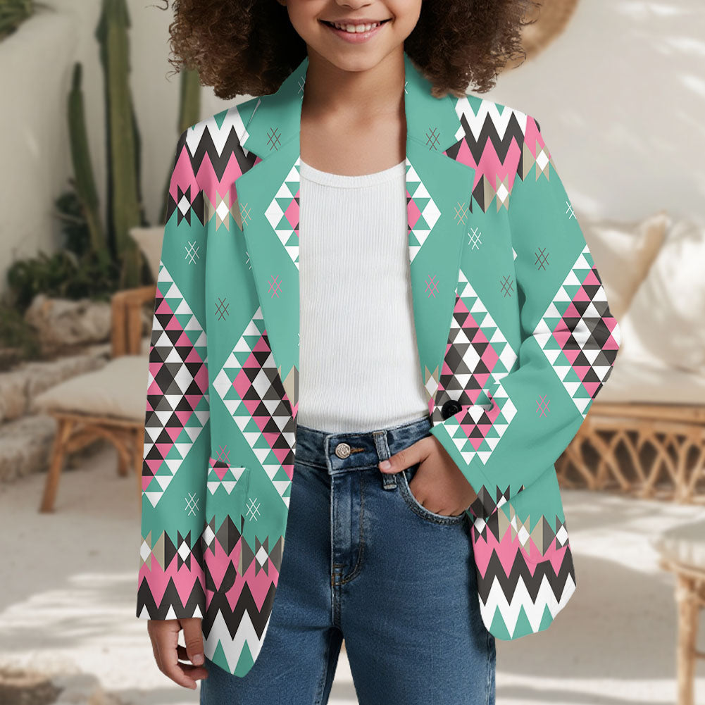 GB-NAT00415-03 Pattern Native American Girls Suits