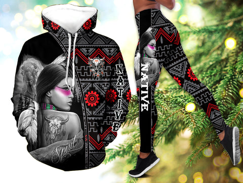 GB-NAT00440-09 Native Girl Hoodie Legging Set