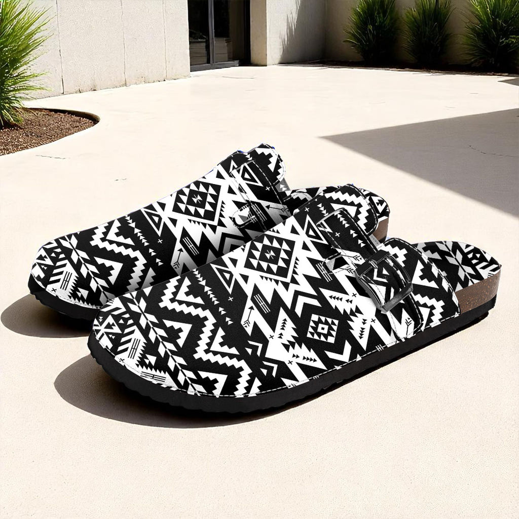 GB-NAT00441 Native American Classic Clog Sandals