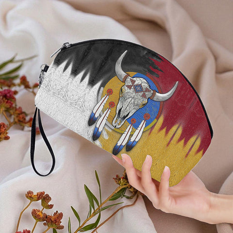 GB-NAT00445 Native American Curved Cosmetic Bags
