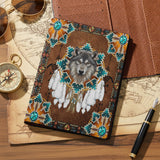GB-NAT00446-05 Native American Leather Passport Wallet