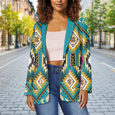 GB-NAT00517 Native American Ladies Casual Blazer