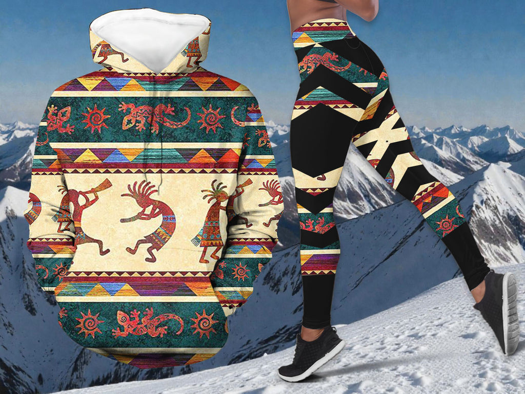 GB-NAT00525 Native American Hoodie Leggings Set