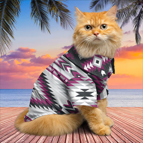 GB-NAT00528-02 Native American Pet Hawaiian Shirt