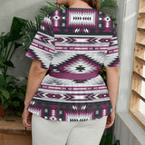 GB-NAT00528-02 Native American Women Wrap Blouse