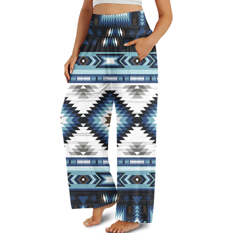 GB-NAT00528  Design Native Native Ameriacan  Women's Wide Leg Pants