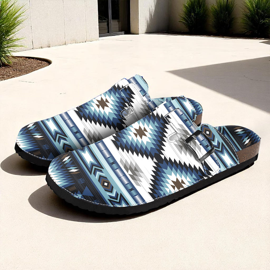 GB-NAT00528 Native American Classic Clog Sandals